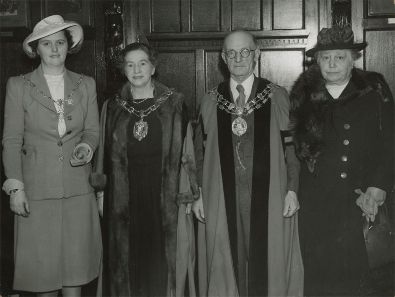 Mrs Andrews at the mayor-making