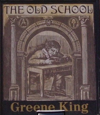 Old School pub sign