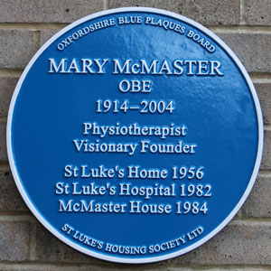 McMaster plaque