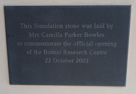 Botnar plaque