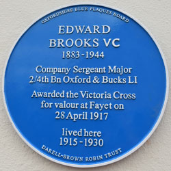 Brooks plaque