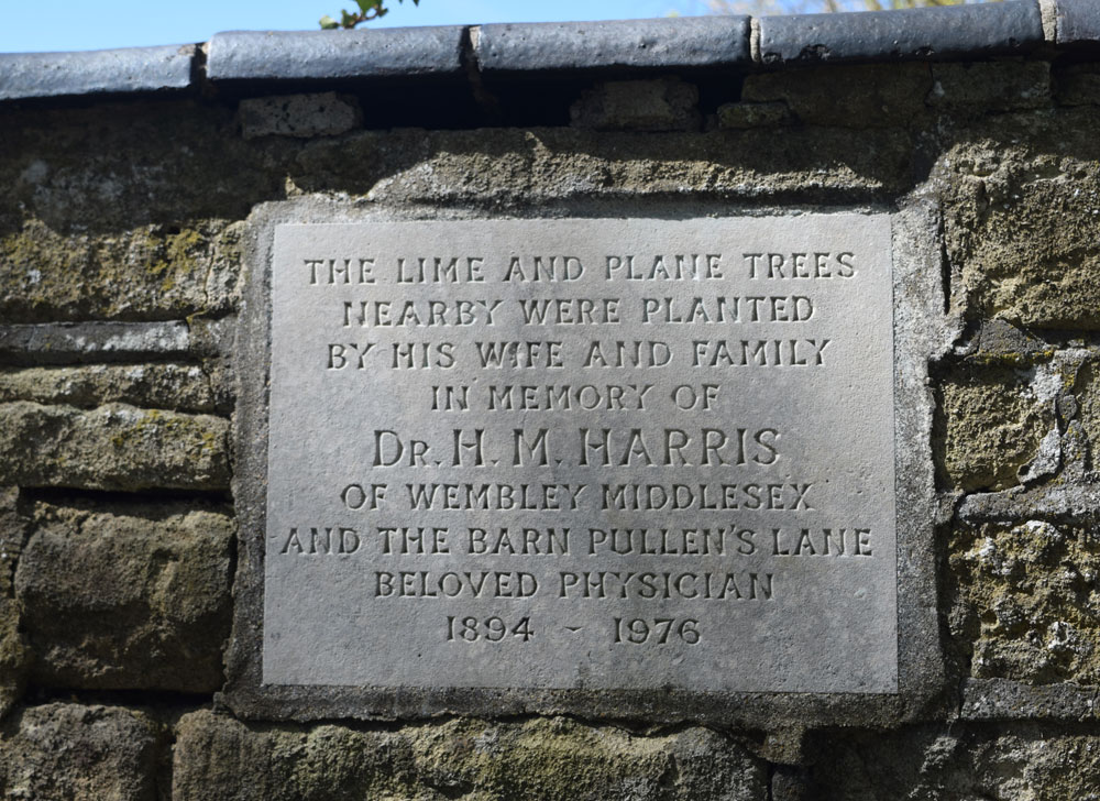 Pullen's Lane inscription