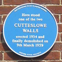 Cutteslowe Walls blue plaque