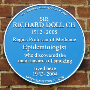 Richard Doll plaque