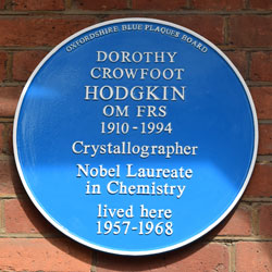 Dorothy Hodgkin blue plaque