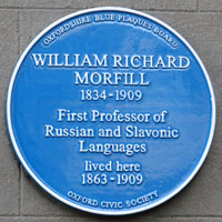 Morfill blue plaque