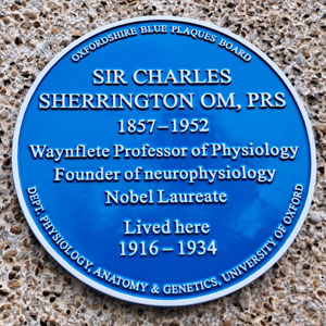 Sir Charles Sherrington blue plaque