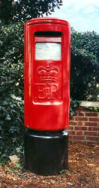 Pillar box in Rectory Road, Oxford