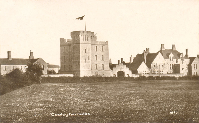Back of Cowley Barracks