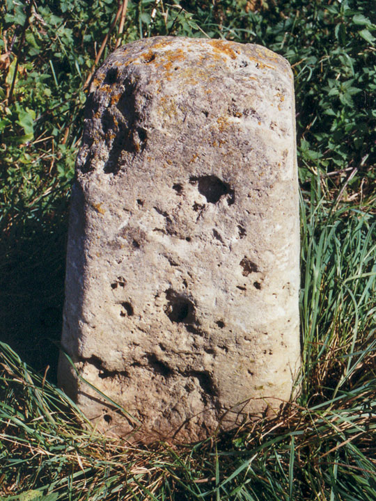 Boundary stone in Barracks Lane
