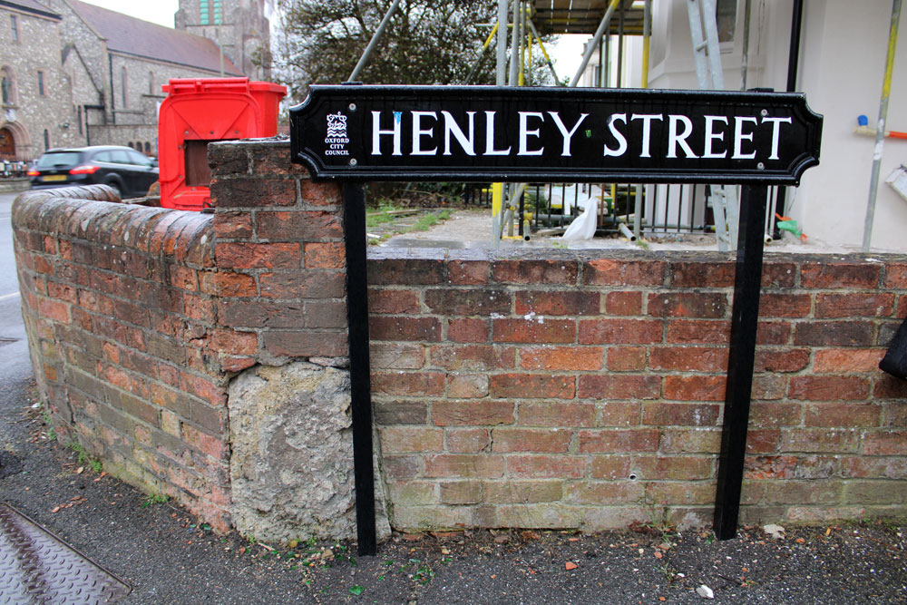 Henley Street stone in context