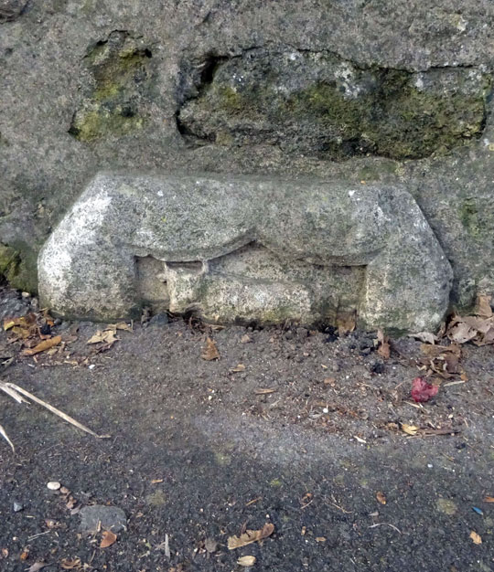Boundary stone on Old Abingdon Road