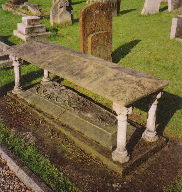 Joseph Parker's grave in 1992
