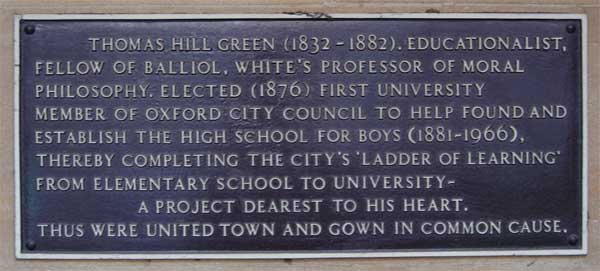 Boys High School inscription