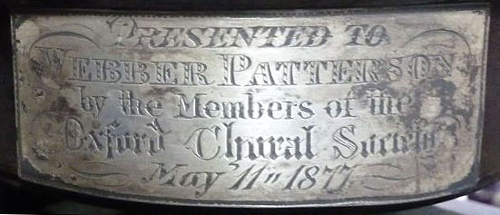 Clock inscription