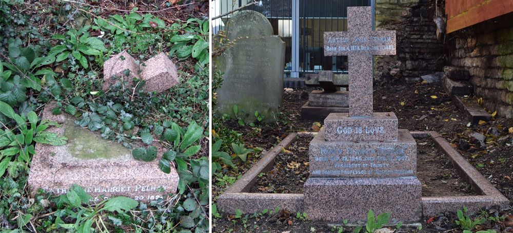 Pelham grave restored