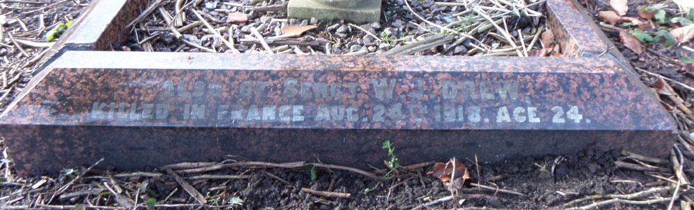 Drew killed in France