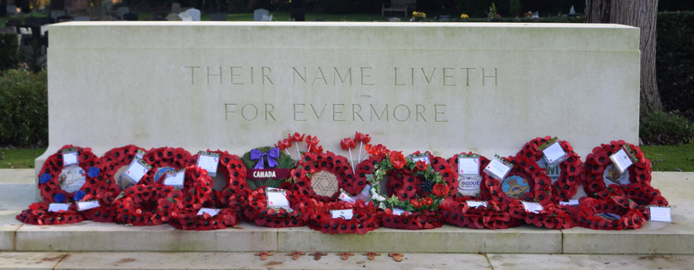 Stone of Remembrance at Botley Cemetery