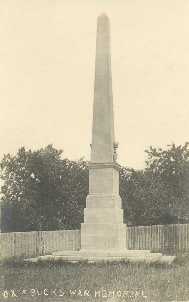 Ox & Bucks war memorial